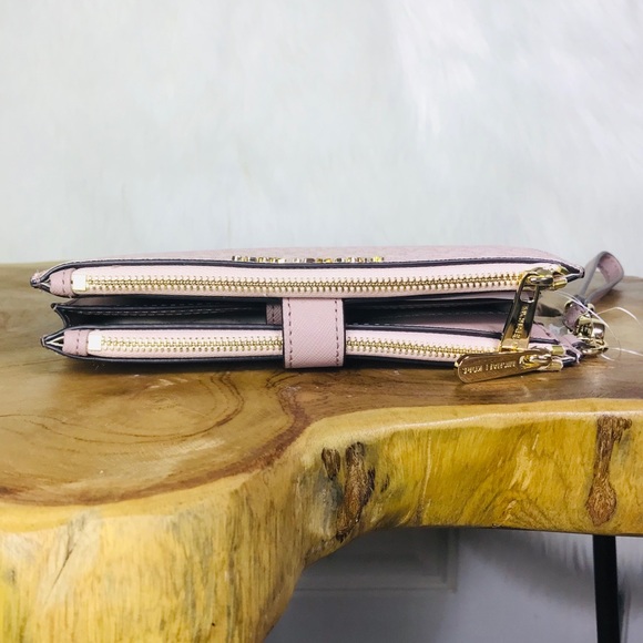 Michael Kors Jet Set Travel Double Zip Wristlet - Picture 5 of 8
